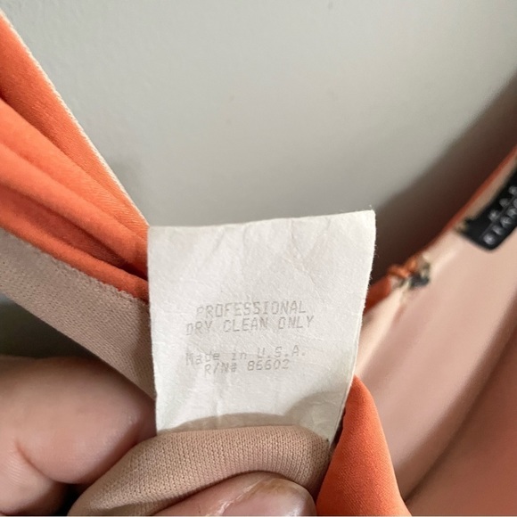 Maria Bianca Nero | Formal | Mini Dress | Burnt Orange | Bridal | Prom  | Size S - Picture 10 of 10